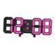 thumbnail image 5 of Reloj de pared digital Sunnimix 3D Rosa Concha Negra, 5 of 8