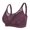 Wine, variant on VISALY Full Coverage Bras Spaghetti Strap Bra Women Breathable Tube Top Bra Underwear Without Steel Ring And Adjustable Shoulder Strap Wireless Bras For Women Comfortable Bras Bras For Women Beige 36
