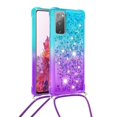 thumbnail image 2 of Funda para Samsung Galaxy S20 FE 4G/5G Brillantina Líquida Divertida Reluciente y con Cristales en Movimiento Cuerpo Cruzado con Cordón Ajustable, 2 of 5