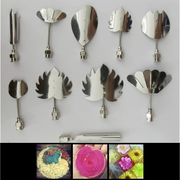 Juego De Boquillas Y Jeringa Para Decoración De Pasteles - 10 Boquillas De Acero Inoxidable, Ideal Para Repostería Y Gelatinas