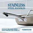 thumbnail image 5 of Farberware Vibrance 2.75 Quart Ceramic Nonstick Saute Pan with Lid, Dishwasher Safe and Oven Safe to 500°F, Silver, 5 of 11