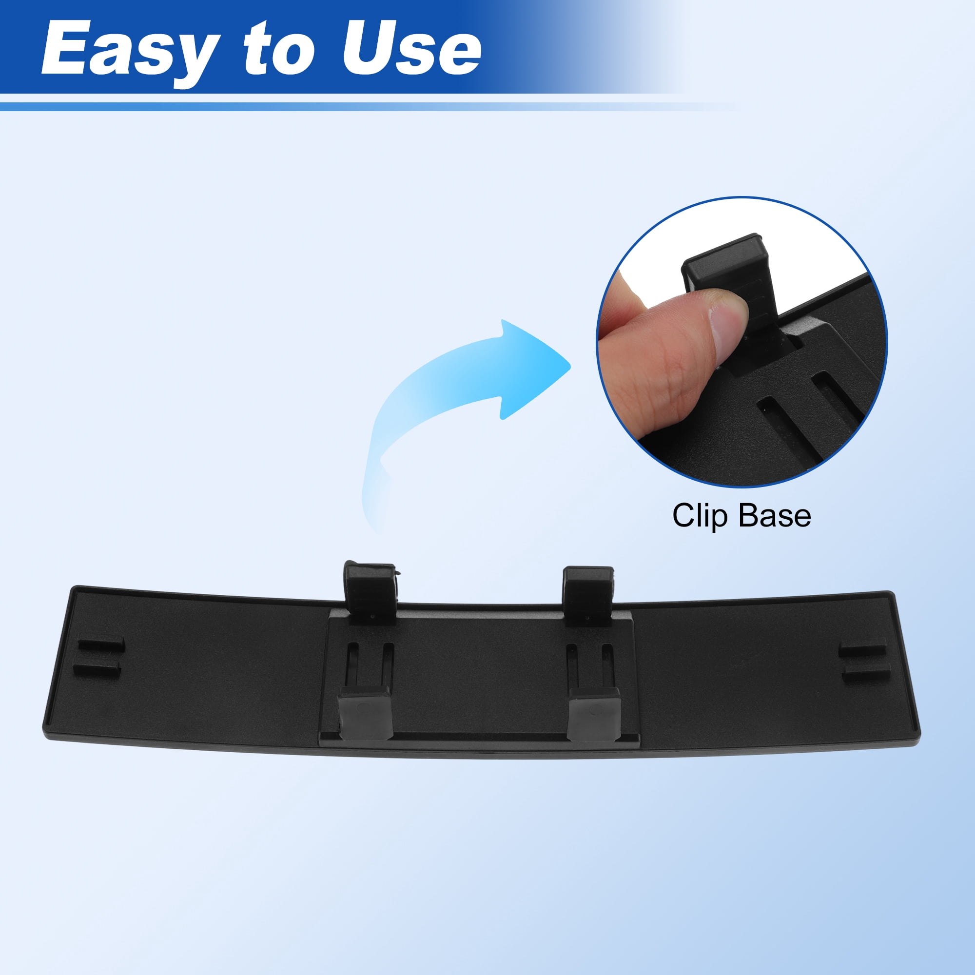 Unique Bargains 11.81x 2.36" Interior Rearview Mirror Back Clip Type Rectangle