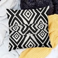 thumbnail image 2 of SHANXI Home Throw Pillow Covers Accent Decorative Black White Grey Pattern Pillow Cases Cushion Cover for Living Room Bed 22x22in, 2 of 5