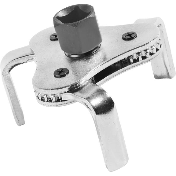 Oil Filter Removal Tool,Car Accessories Oil Filter Wrench Maintenance Tool,Adjustable Flat 3-jaw Machine Filter Wrench from 2-1/2 Inch to 4.5 Inch,Fit for Most Cars,Trucks,SUVs