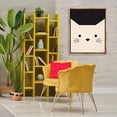 thumbnail image 3 of Stupell Industries White Cat Close Up Animals Painting Brown Floater Framed Canvas Art Print Wall Art, 25 x 31, 3 of 10