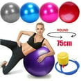 thumbnail image 1 of Xihbxyly Pelota de Ejercicios, Fabricada En Pvc Resistente a Explosiones, 75 Cm con Bomba, Diseño Antideslizante para Yoga y Fitness, Fortalece El Core, Segura para El Embarazo y El Parto, Ideal para, 1 of 6