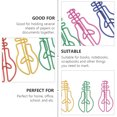 thumbnail image 4 of CIMAXIC Colorful Light Bulb Shape Paper Clips for School Use Creative Bookmark Folder 30 Pieces Assorted,1.65"X0.79"X0.39", 4 of 5