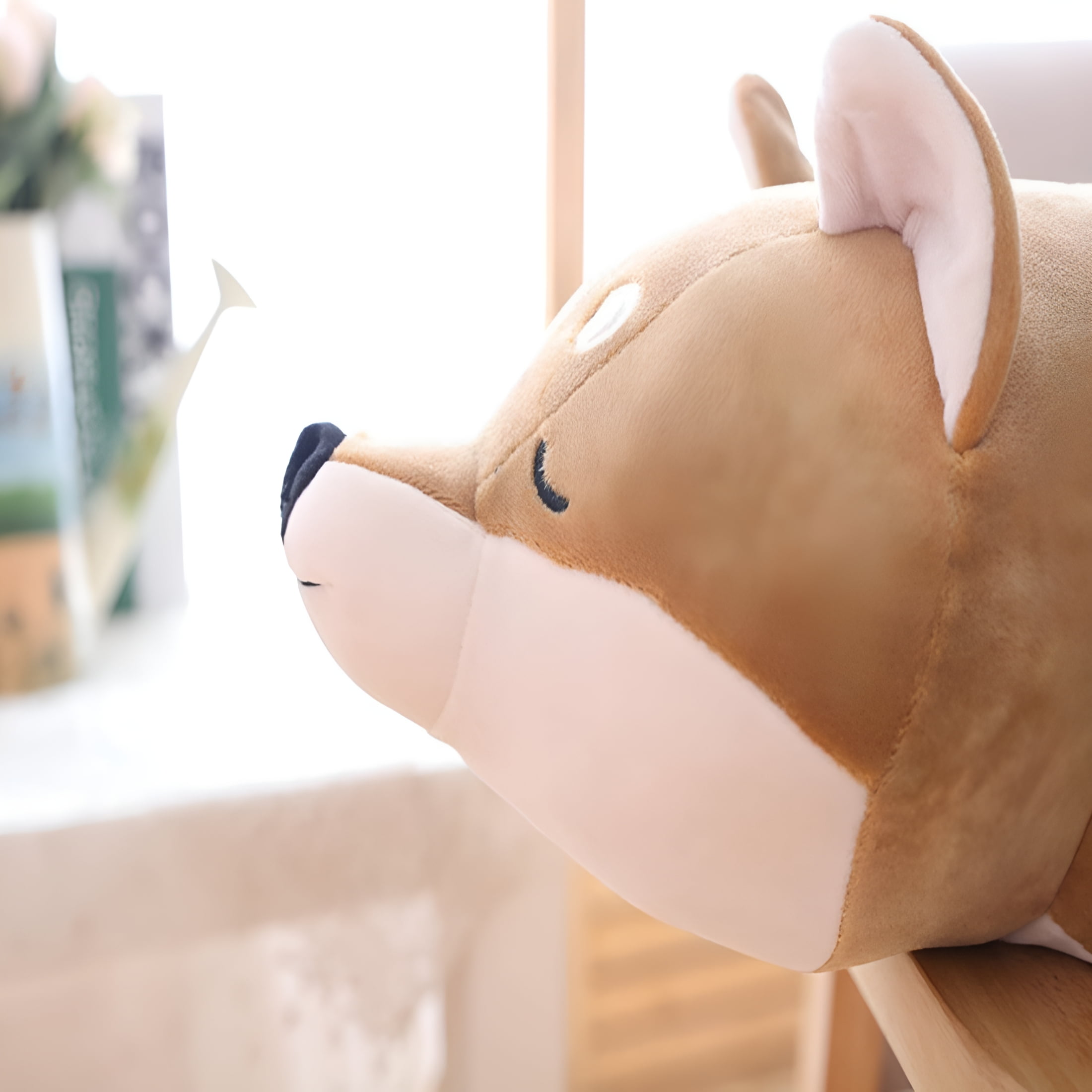 BESTSKY 2026 New 30"Shiba Inu Plush Stuffed Animal,Weighted Stuffed Animals for Anxiety,Giant Weighted Plush,Dog Plush Pillow Hugging Pillow Sleeping Cushion Soft Plush Toy Big Stuffed Animals