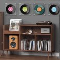 thumbnail image 6 of IQCNGVX Record Player Stand with Charging Station Vinyl Record Storage Cabinet Turntable Stand For Living Room Bedroom Office, 6 of 8