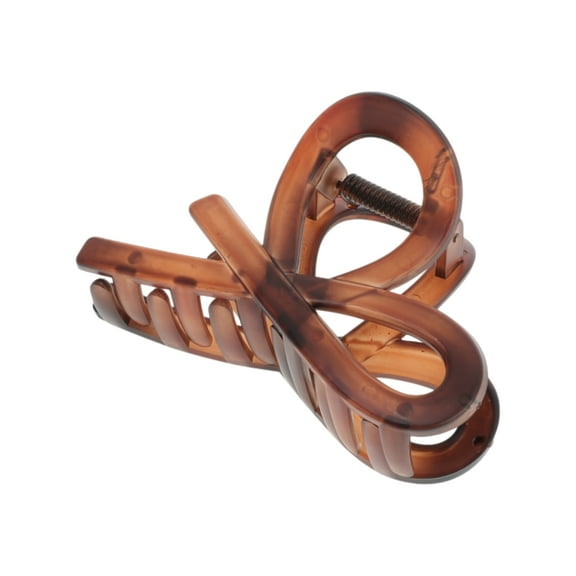 Unique Bargains 1 Pc Grace Cross Hair Clips for Home Matte Amber