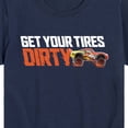 thumbnail image 3 of Disney's Cars - Get Your Tires Dirty - Boy's Toddler And Youth Short Sleeve Graphic T-Shirt, 3 of 5