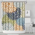 thumbnail image 2 of Boho Style Shower Curtain Floral Art Modern Classic Floral Vintage Retro Shower Curtain for Bathroom Home Decor Bathtubs Waterproof Fabric Curtain with 12 Hooks 72x84in, 2 of 5