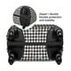 thumbnail image 2 of Balery Black And White Houndstooth Funda de equipaje, fundas para maletas, elástica, lavable, protector de maletas, compatible con maletas de 18 a 32 pulgadas-Large, 2 of 7