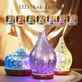 thumbnail image 3 of Porseme 280ml Essential Oil Diffuser, Glass Aromatherapy Diffusor, Ultrasonic Cool Mist Aroma Humidifier with Timer ,Waterless Shut-Off for Home(Silverplated), 3 of 7
