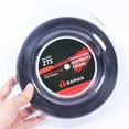 thumbnail image 1 of ZARSIA Slub Tennis Racket String Bamboo Rotating Polyester Hard Tennis Wire Power Rough 1.25mm 17G 200m black, 1 of 5