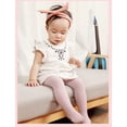 thumbnail image 4 of Collants d'Automne et d'Hiver pour Bébé, Fillette, Bas Côtelés en Coton, Unis, Chauds, 0-6 T, 4 of 5