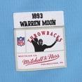 thumbnail image 6 of Men's Mitchell & Ness Warren Moon Light Blue Houston Oilers Player Name & Number Hoodie Legacy Jersey, 6 of 7