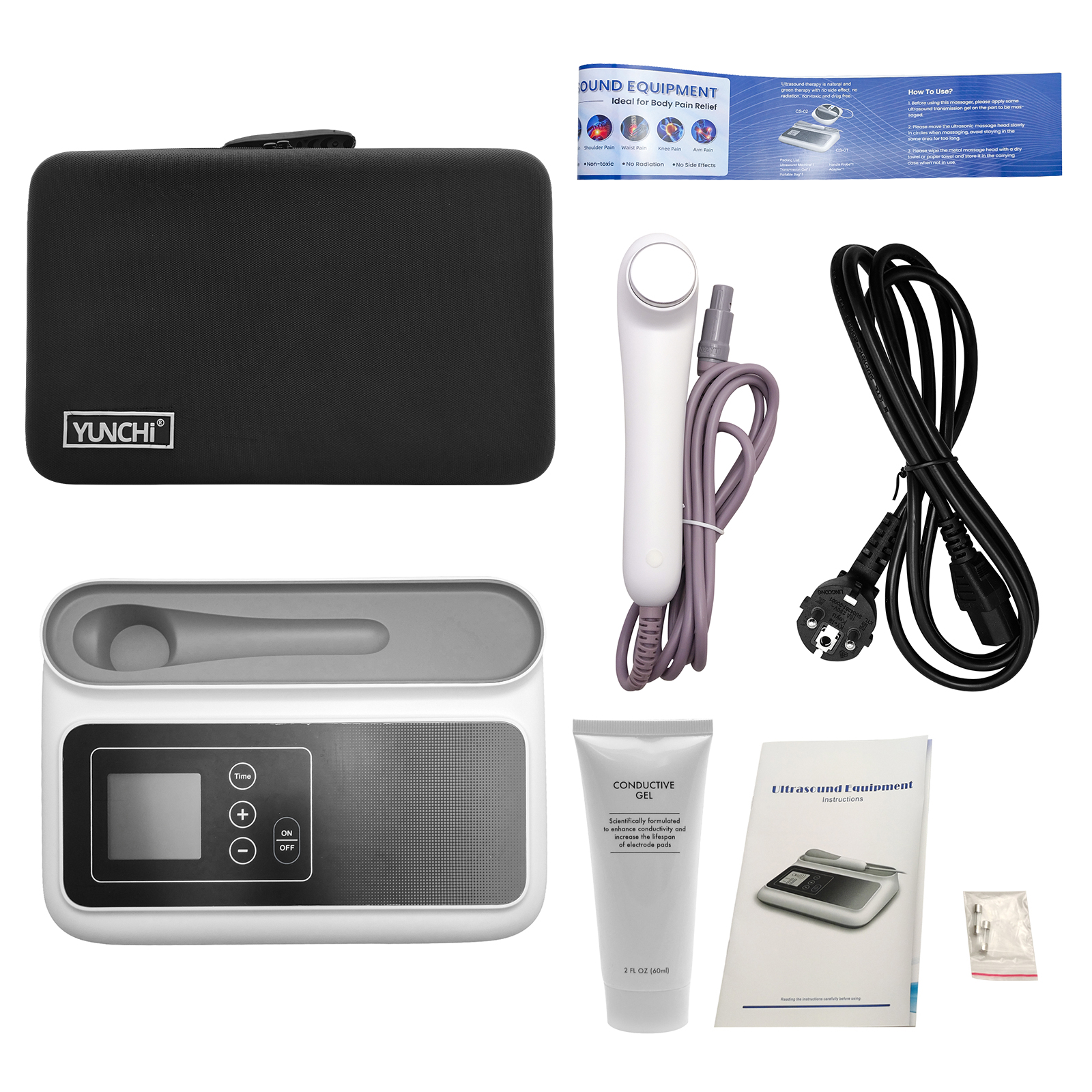 Ultrasonic Electric Physiotherapy Instrument To Relieve Muscle Pain Massager for Adults