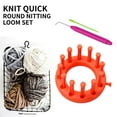 thumbnail image 3 of Round Knitting Looms Set Lightweight Knitter Loom Round Knitting Looms Scarf Hat Maker Craft Tool, 3 of 7
