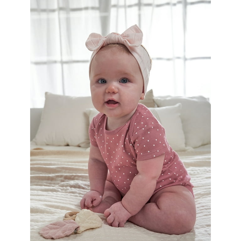 Gerber Baby Neutral Short Sleeve Onesies, 3-Pack photo 3