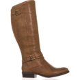 thumbnail image 4 of Womens BareTraps Yalina Flat Riding Boots, Brush Brown, 4 of 6