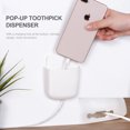 thumbnail image 2 of Labymos Wall Mount Remote Control Holder Media Organizer Storage Box Mobile Phone Holder for Bedside, 2 of 8