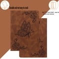 thumbnail image 5 of GSFY Case Compatible with iPad Air 11 inch M3 2025 / M2 2024, iPad Air 10.9 inch 4th / 5th Gen, PU Leather Multi-Angle Folio Stand Cover with Pencil Holder & Card Pockets, Butterfly-Brown, 5 of 7