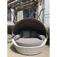 thumbnail image 1 of SOGNO Daybed Regular Gris Clair avec Coussin Canopy Lounger, 1 of 6