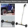 thumbnail image 5 of golytefs 22 Inch Water Broom Under Car Chassis Floor Wash Extendable 3-Wand Car Washing Locomotive Bottom Water Broom 1/4 Quick Connector Underbody Cleaning Water Broom 4000 Psi, 5 of 9