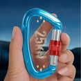 thumbnail image 1 of Mosquetón Resistente Perfecl de Escalada con Compuerta Roscada 25 KN Azul, 1 of 8