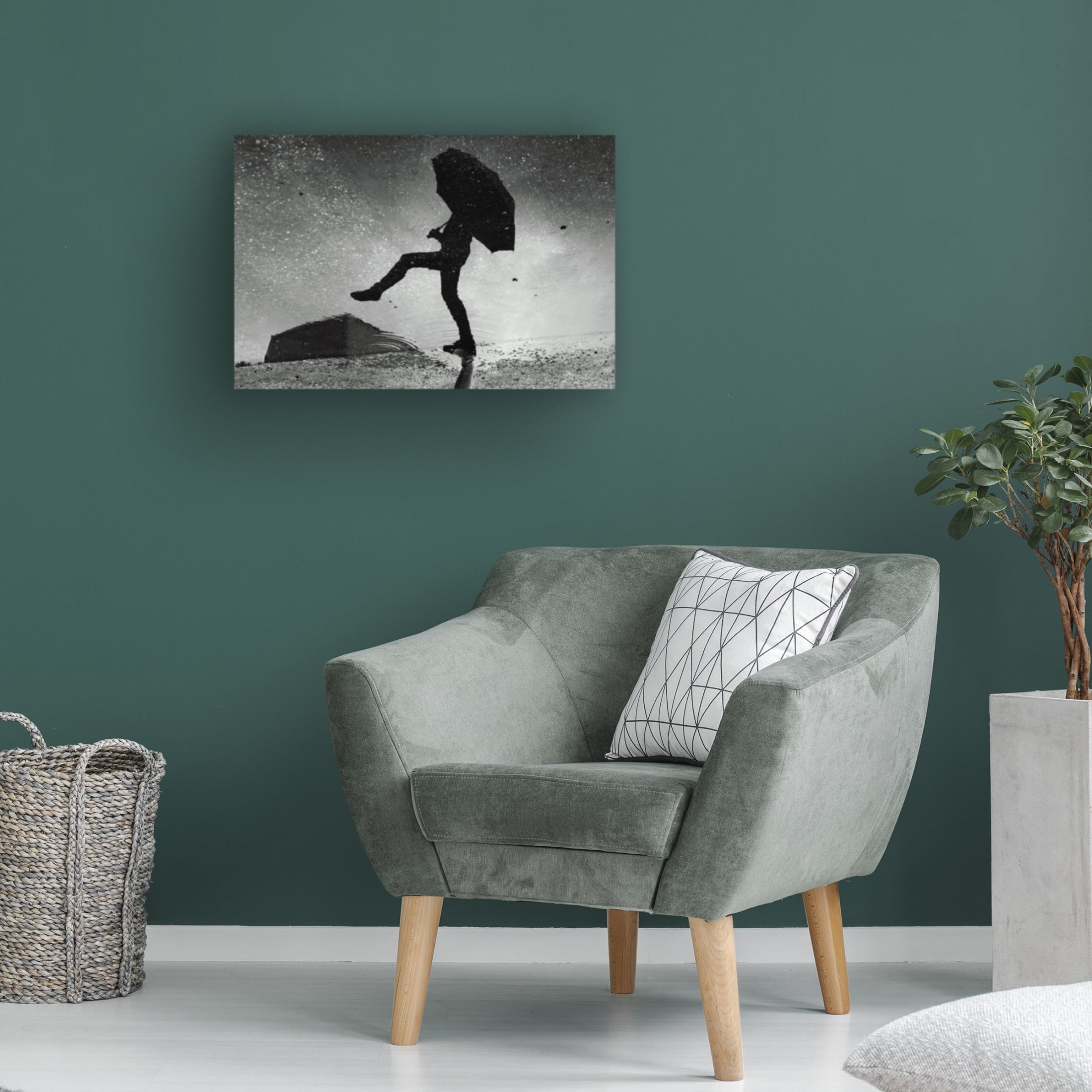 Canvas Wall Art - Ajven 'Skywalker' Wall Art for Living Room, Bedroom, or Office D?cor by Trademark Fine Art - 24 x 16 Inches