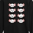 thumbnail image 3 of Instant Message - Axolotl Emotion Grid - Toddler And Youth Long Sleeve Graphic T-Shirt, 3 of 6