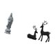 thumbnail image 5 of Estatua de Guan Yin, figura de reno, resina, ciervo, coleccionable, piedra, artesanía, obra de arte, decoración del hogar, adecuada para sala de estar, 5 of 8
