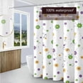 thumbnail image 3 of Floral Shower Curtain Liner, Shower Liner, Plastic Waterproof Shower Curtains with Grommet Holes 60"W x 72"L (Pack of 1), 3 of 6