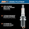 thumbnail image 3 of WWS-Autolite APP3922 Double Platinum Automotive Replacement Spark Plugs (4 Pack), 3 of 4