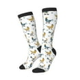 thumbnail image 2 of Fotbe Farm Roosters print Women's Men's Novelty Crew Socks Cotton Socks Knee High Socks for Walking,Running,Nurses,Pregnancy, 2 of 9