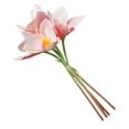 thumbnail image 3 of Flor de orquídea artificial banquete de boda falso orquídea mesa centro de mesa flor de tela de seda, rosa 4 Piezas sidaley HA6707-03B, 3 of 6