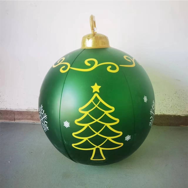Santa Claus Ball Bola 60CM Papá Noel Muñeco de nieve grande Regalos versátiles para niños (A)