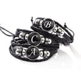 thumbnail image 4 of Personalized PU Leather Chain Bracelet with 26 English Letter Pattern - Perfect Birthday Gift for a Loved One, 4 of 5