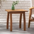 thumbnail image 3 of Outdoor Side Table,Small Square Wood End Table,Teak, 3 of 7