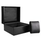 thumbnail image 5 of Caja De Reloj De Cuero Negro Caja De Almacenamiento De Joyas De Una Sola Ranura Organizador Almacenamiento Sunnimix Almacenamiento de relojes de madera, 5 of 8