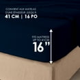 thumbnail image 4 of Drap-housse en percale brossée 300 fils de Hometrends, 4 of 5