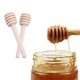 thumbnail image 4 of 36Pcs Wooden Honey Sticks Foodgrade Eco Friendly Honey Stirrer Wand With Deep Grooves 3X0.8 Inch Size Perfect For 14 Oz Honey Jars Viscous Liquid Drizzling, 4 of 6