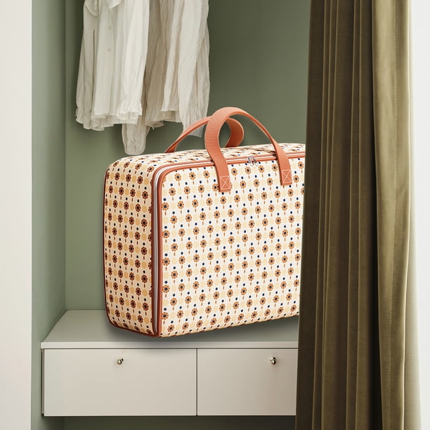 Bolsas de almacenamiento de ropa de gran capacidad para viajes y mudanzas | Organizador de edredones y mantas | Solución de almacenamiento para ahorrar espacio en el armario y el hogar