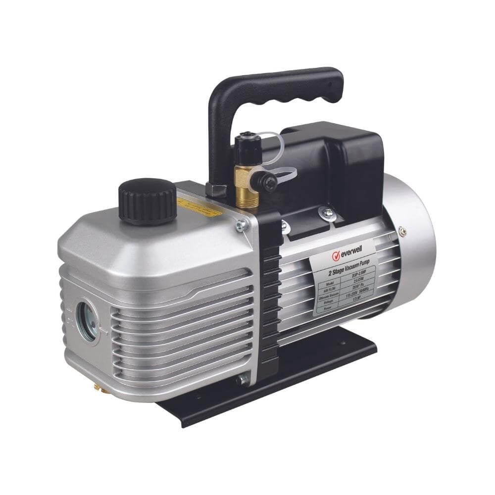 Everwell 7.0 CFM 3/4 HP 2-Stage Vacuum Pump 115-220V/50-60HZ