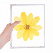 Daisy Yellow Watercolor Notebook Loose Diary Refillable Journal Stationery