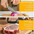 thumbnail image 4 of 【2 PCS】Onion Holder for Slicing - Stainless Steel Vegetable & Fruit Cutter Chopper Onions, Tomatoes, Avocados, Potatoes, Eggs, Meat Lemon Kitchen Slicer Assistant with Neat Guide Tenderizer., 4 of 4