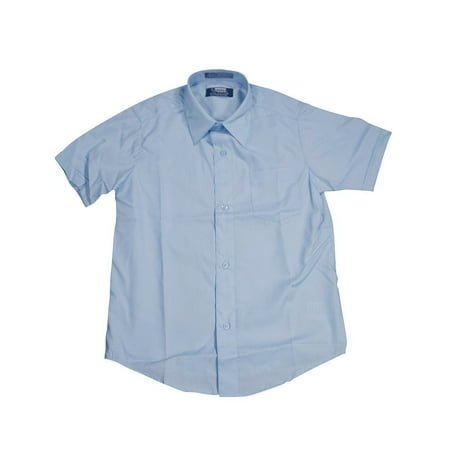 French Toast School Uniform Boys Button Down Short Sleeve Poplin Dress Shirt (Sizes 4-20) - 30 Day Guarantee - FREE