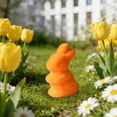 thumbnail image 5 of WUJGXI Bunny Figurine Easter Home Cute Desktop Tabletop Ornament For Living Room Decoration, 5 of 6