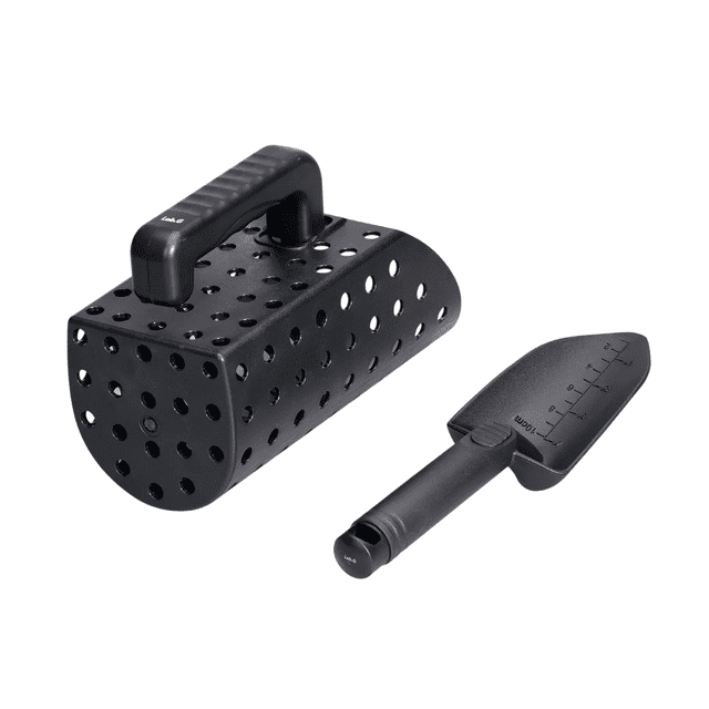 Cuchara Y Pala Para Arena Lab.G Para La Detección De Metales Negro